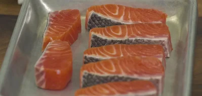 Prepare shishito peppers: Blister shishito peppers in a pan without oil.