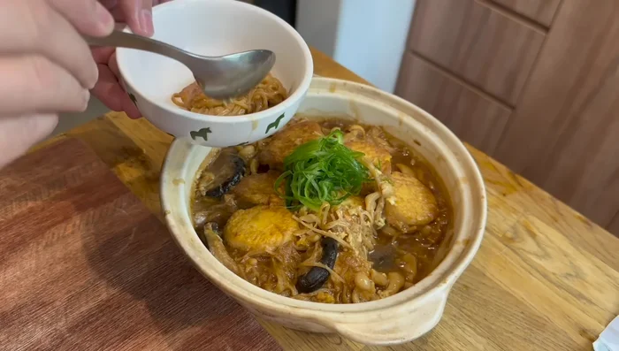 Serve hot, optionally with steamed rice.
