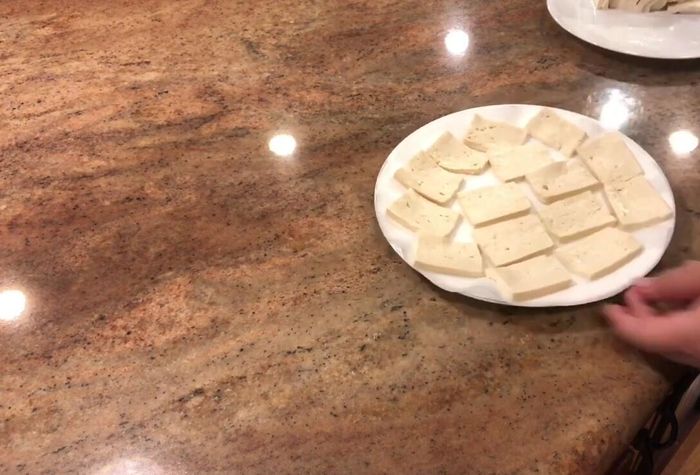 Microwave for 7 minutes on one side, flip, and microwave for another 3 minutes (or until crispy). Alternatively, bake at 400 degrees for 10-15 minutes per side.