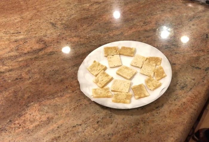 Season the chips with salt, parmesan cheese, or your desired seasoning. Add seasonings before the final microwave/oven cooking time to ensure they stick.