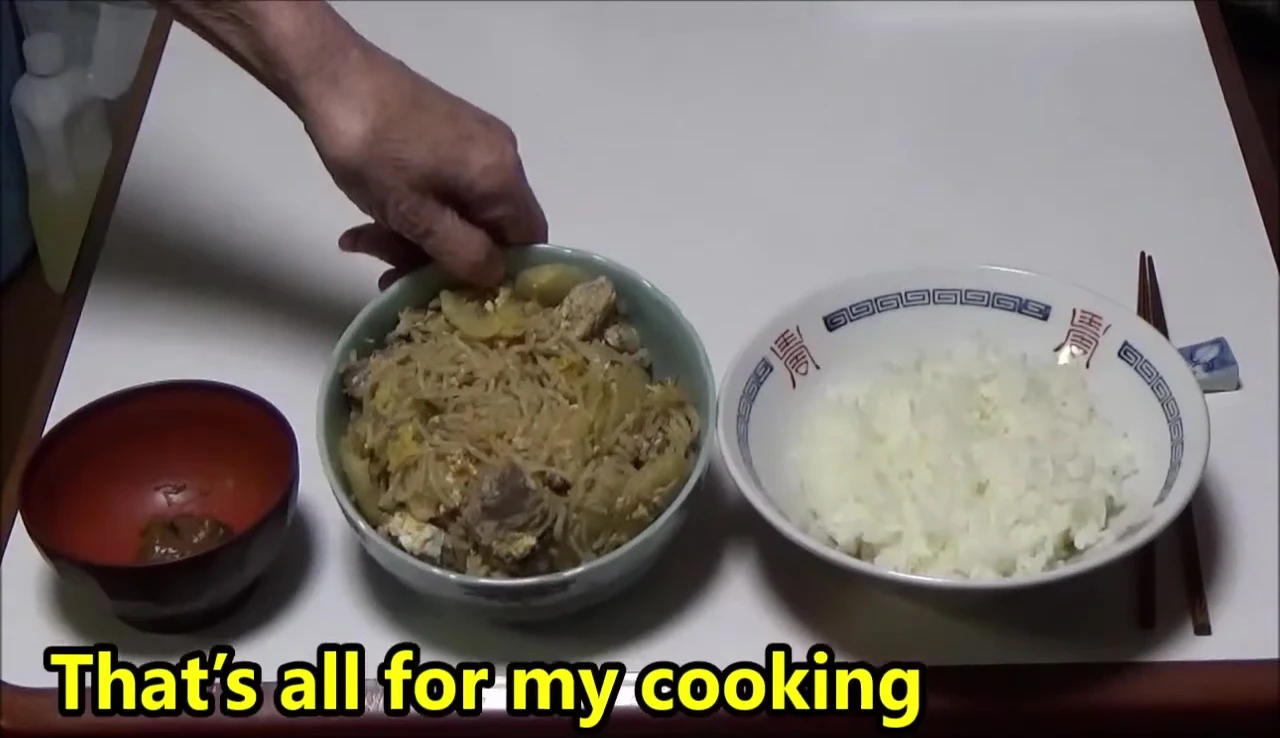 Fried Shirataki with Canned Mackerel & Hakusai