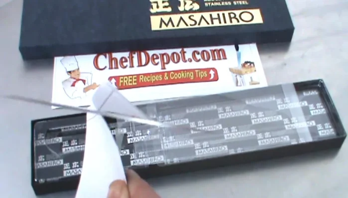 Masahiro knife blade, thin profile