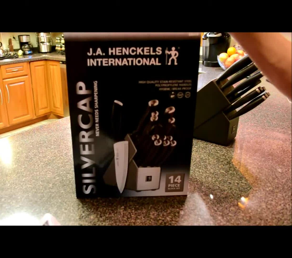 J.A. Henckels Silvercap 14-piece knife set