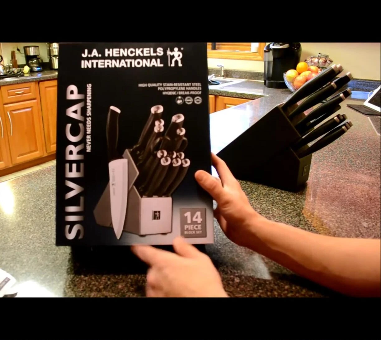 J.A. Henckels Silvercap 14-piece knife set