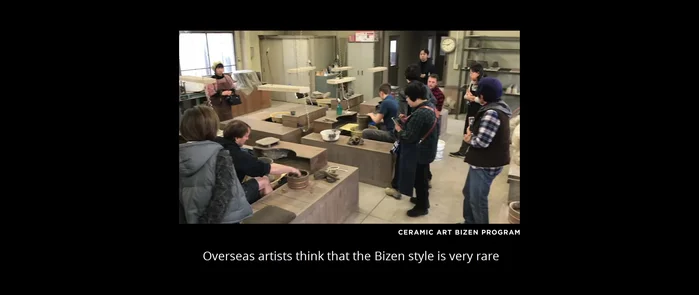 Bizen pottery class in Japan