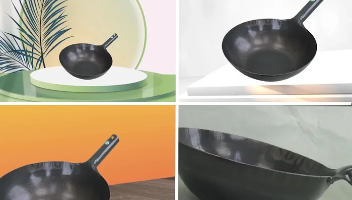 Yamato one-handed carbon steel wok