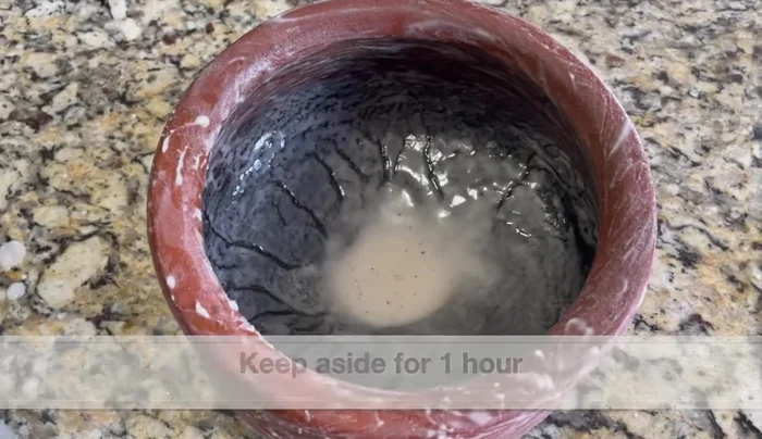 Let it dry: Let the paste dry for an hour. (174.879)