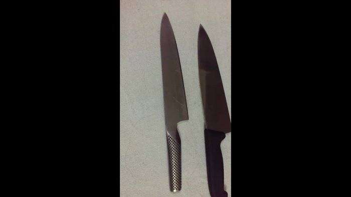 Global and Victorinox knives compared