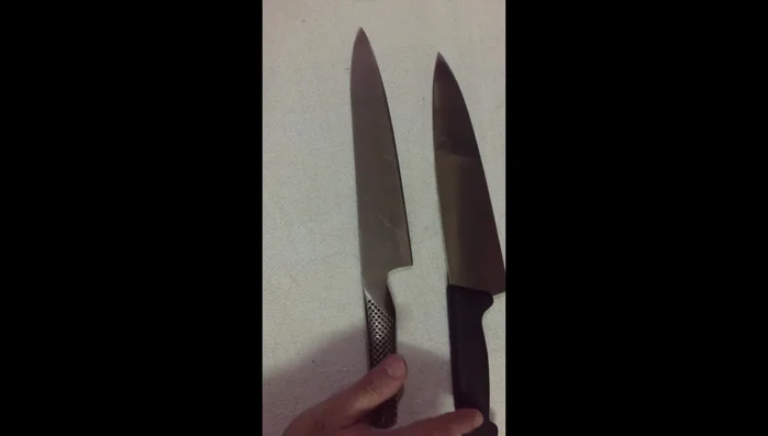 Victorinox vs Global knives comparison