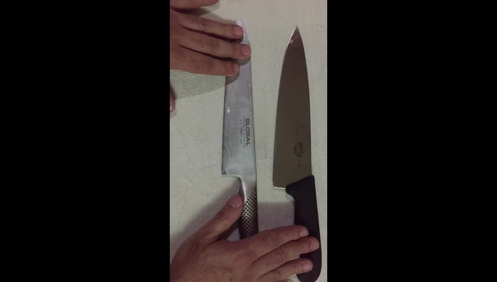Global and Victorinox knives compared