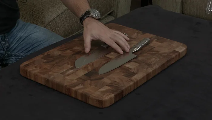 Wüsthof Ikon and Global knives comparison
