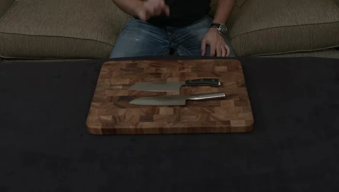 Wüsthof Ikon and Global G48 knives