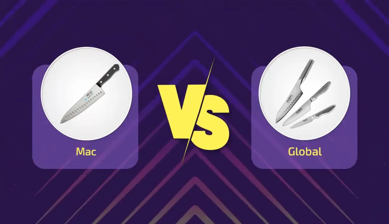 Mac vs Global knives comparison