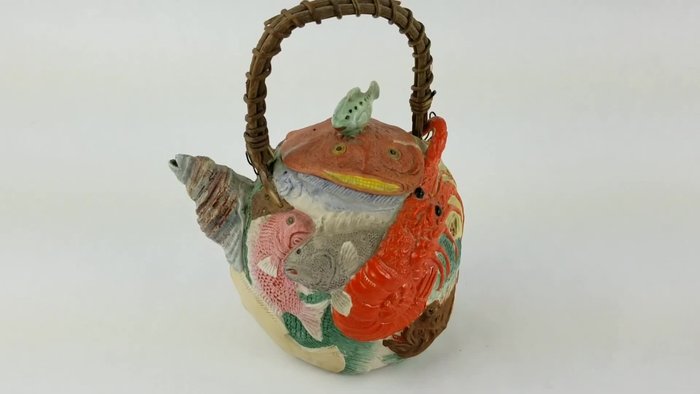 Handcrafted Banko ware teapot