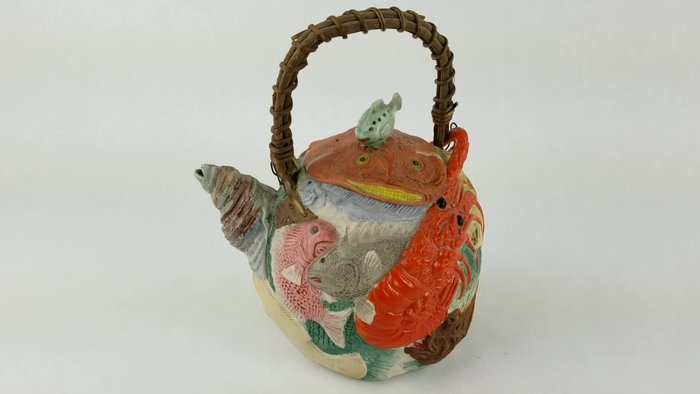 Hand-painted Banko ware teapot