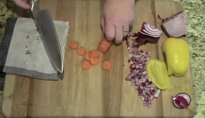 Safe knife handling techniques