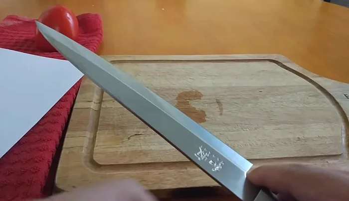 8.25-inch Yanagiba knife, single bevel