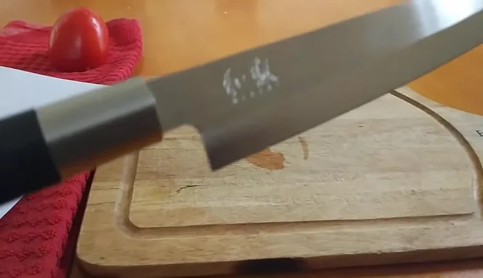 Japanese Yanagiba knife, single bevel