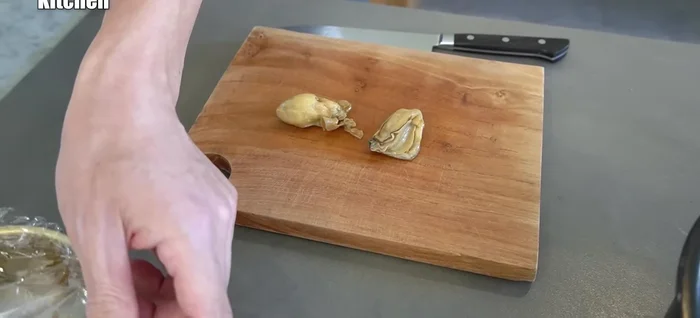 Finely chop a couple of less-perfectly shaped oysters and add them to the rice for extra oyster flavor.