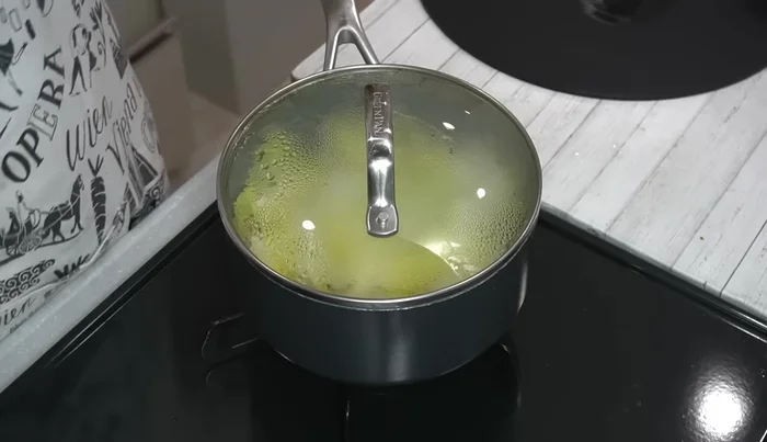 Cover and steam for 2 minutes over medium heat.