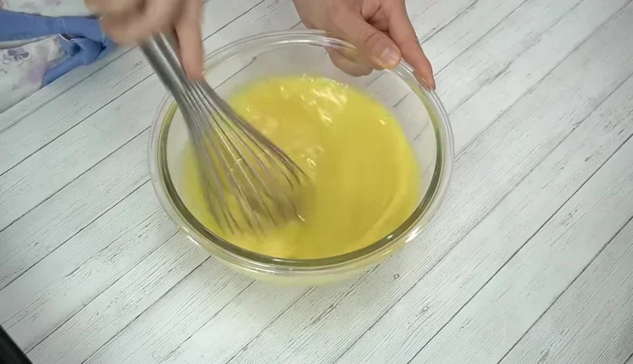 Add milk and mix well.