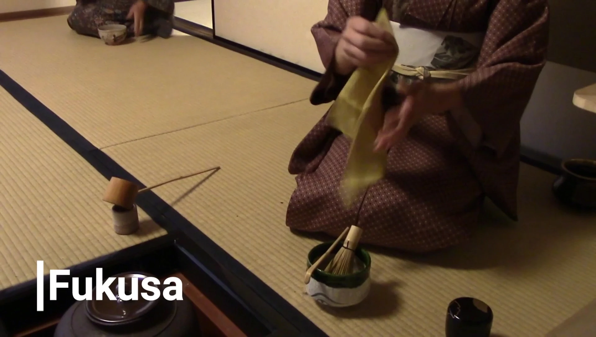Japanese tea ceremony tools and preparation