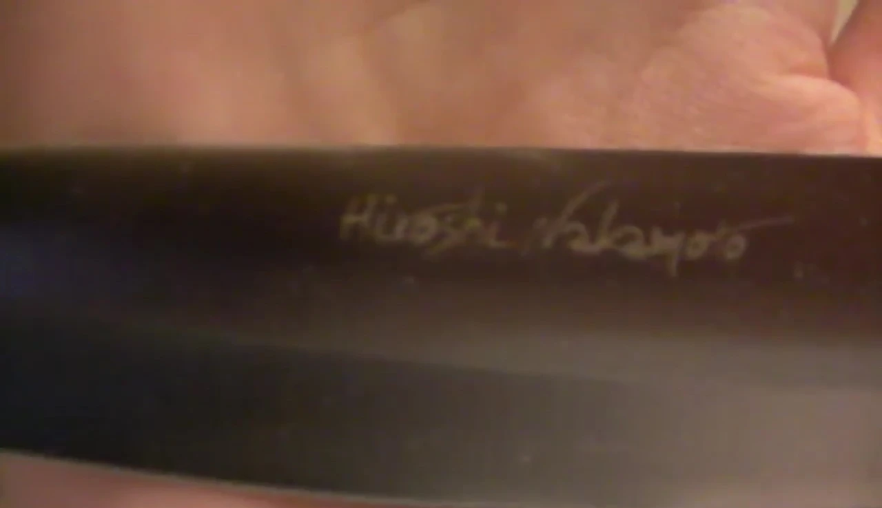 Subtly branded lightweight knife blade