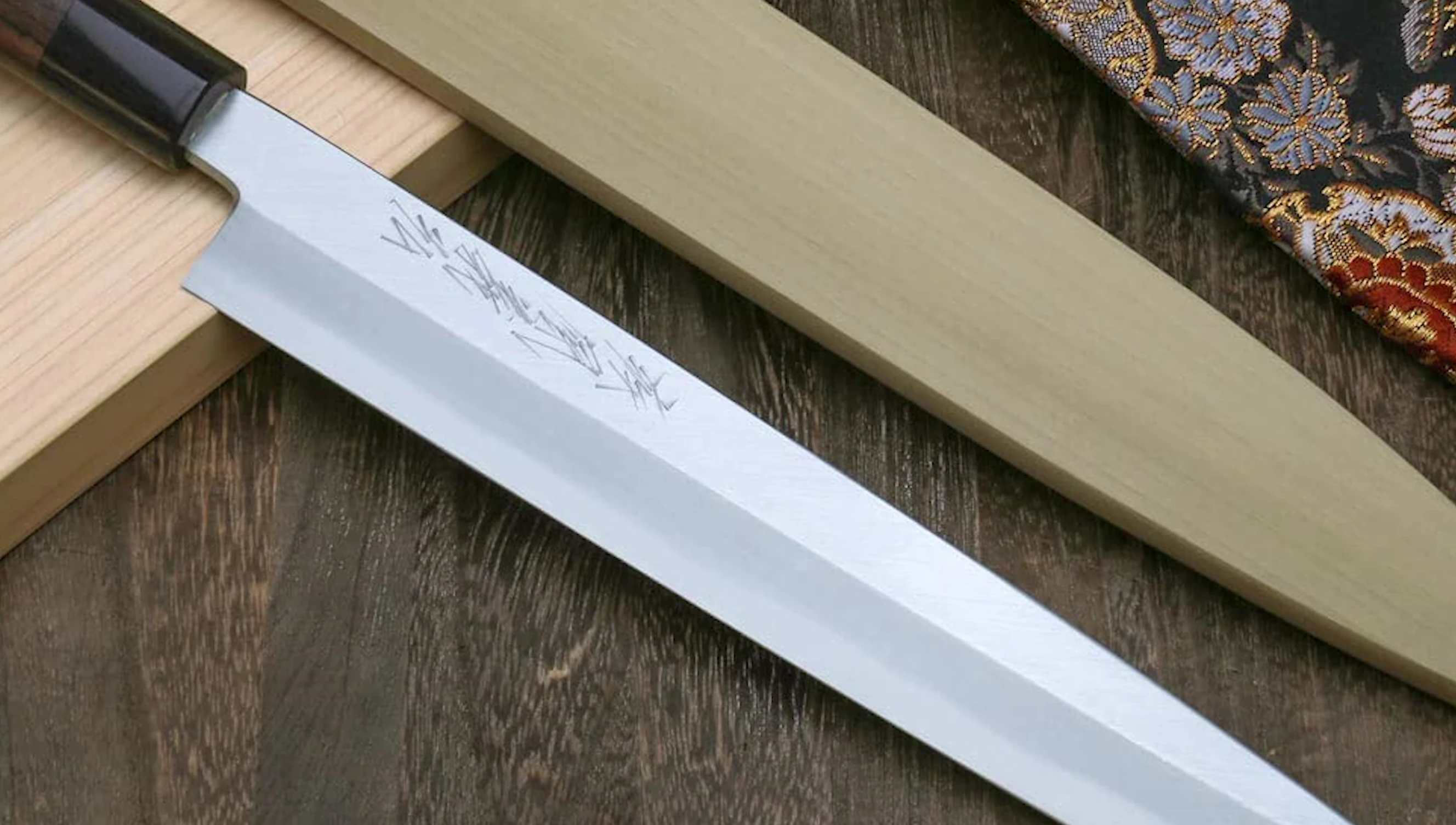 Yoshihiro Shiroko sushi knife, single bevel