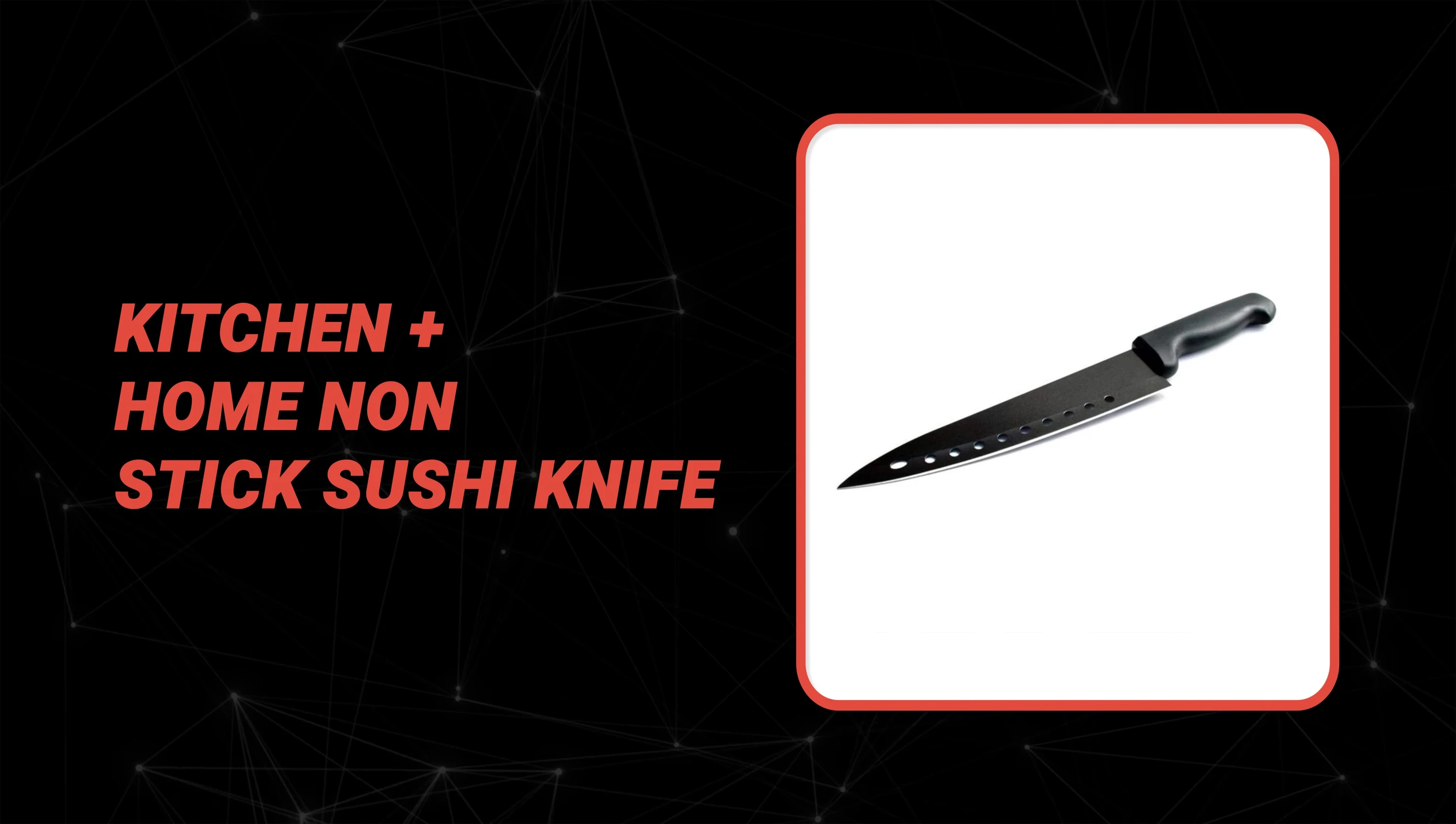 Non-stick sushi knife, Kitchen + Home