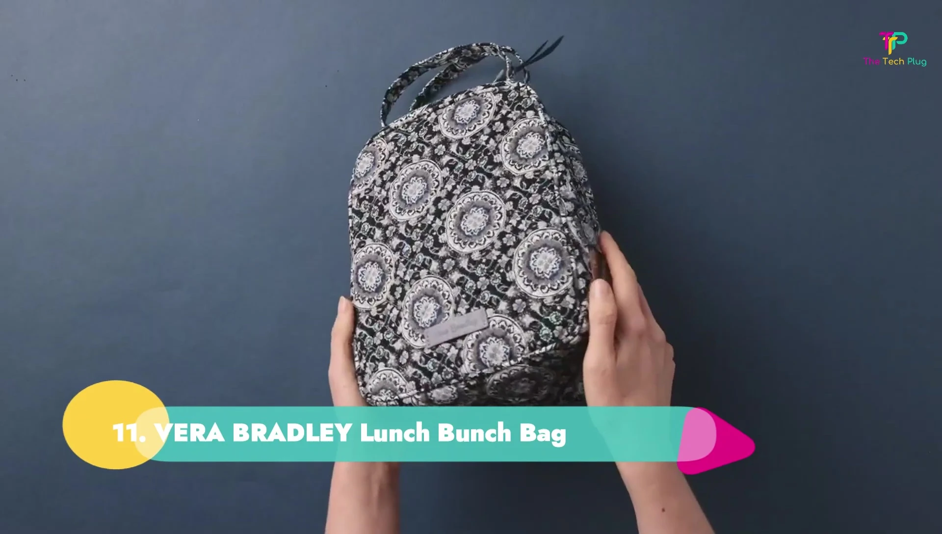 Vera Bradley Lunch Bunch Backpack showcasing its cheerful patterns.