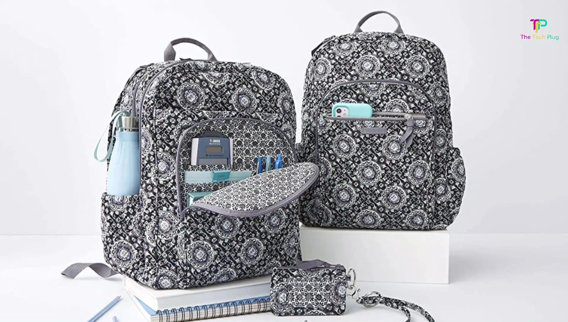 Close-up of the Vera Bradley Lunch Bunch Backpack's lightweight and unstructured design.