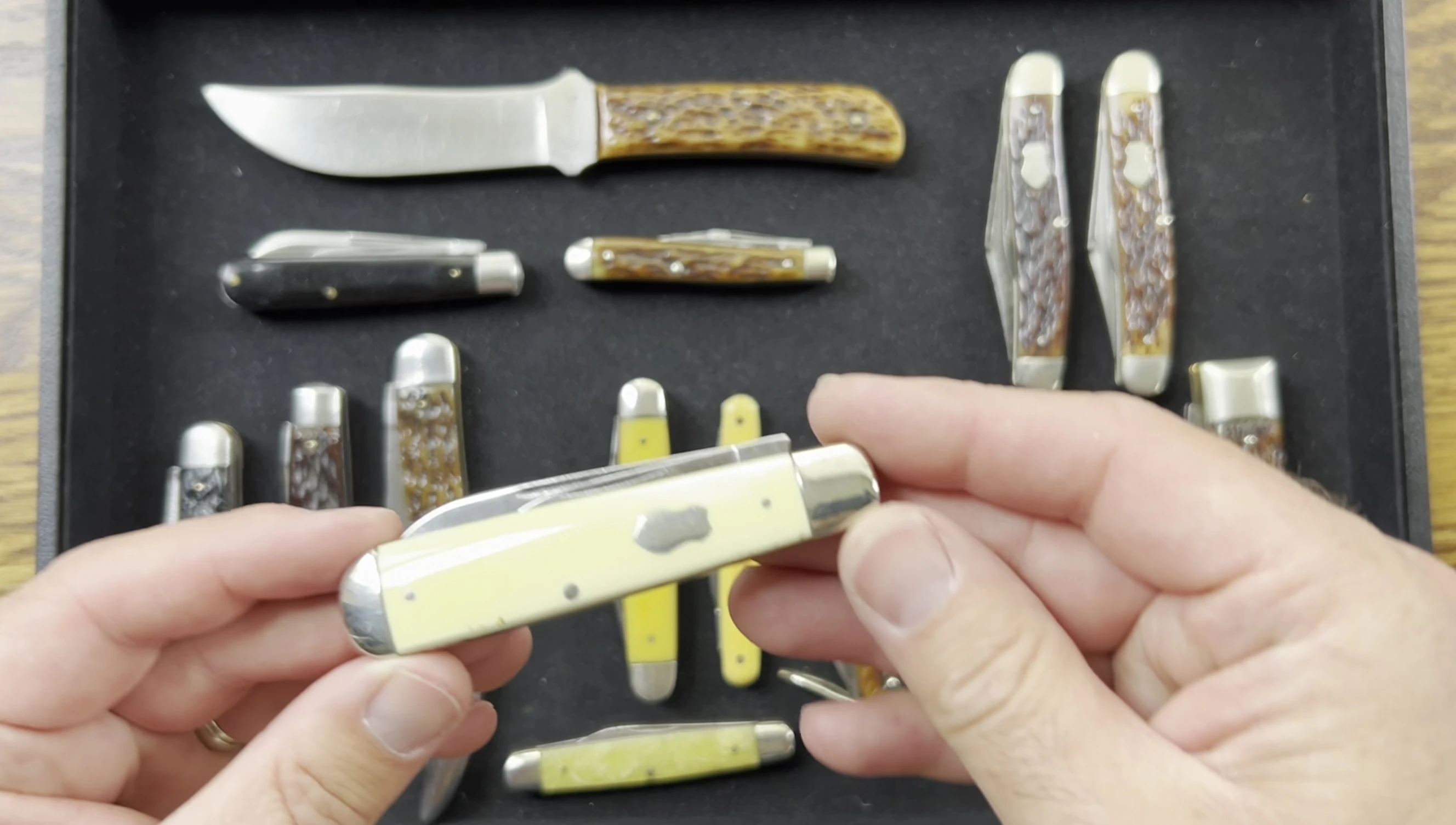 Remington knife with jigged bone handle