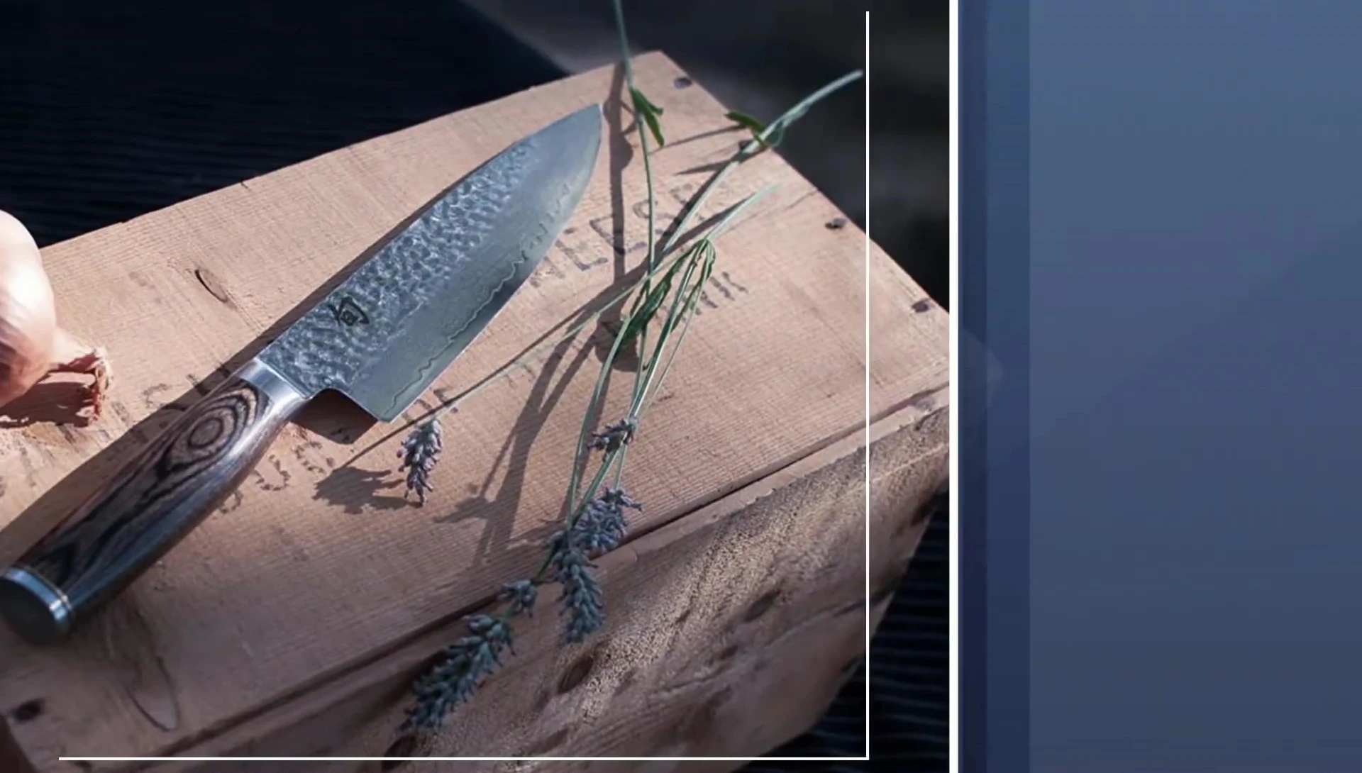 The handle of the Shun Premier knife