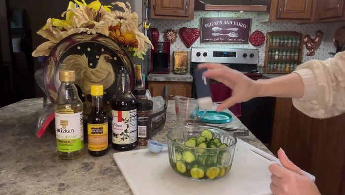 Garnish with sesame seeds.