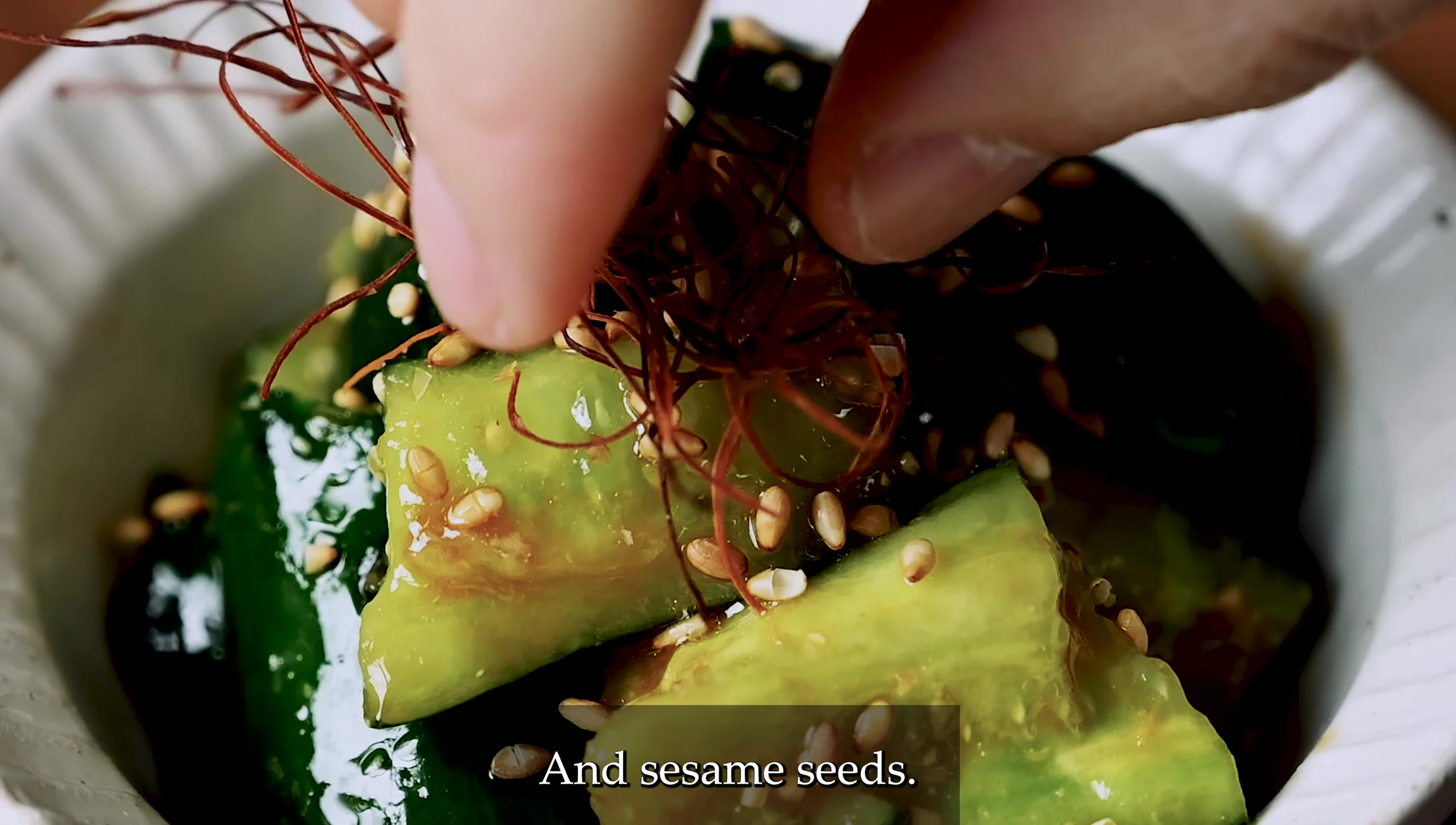 5-Minute Spicy Miso Smashed Cucumber Salad Recipe