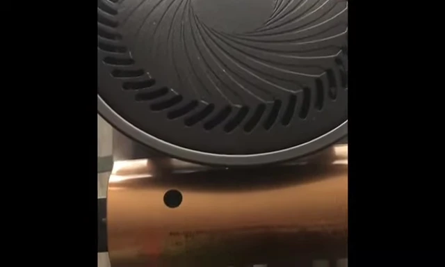 The initial large flame upon ignition.