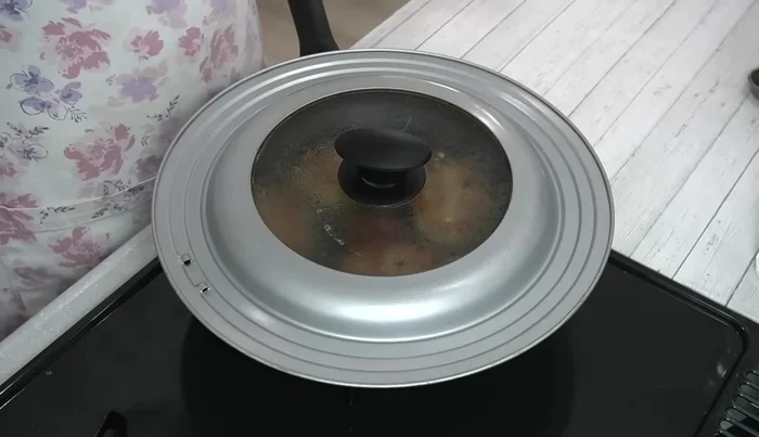 Reduce heat to low, add a tablespoon of water to the pan, cover, and steam for 3 minutes until plump.