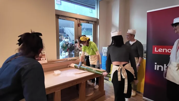 Prepare the broth and toppings.