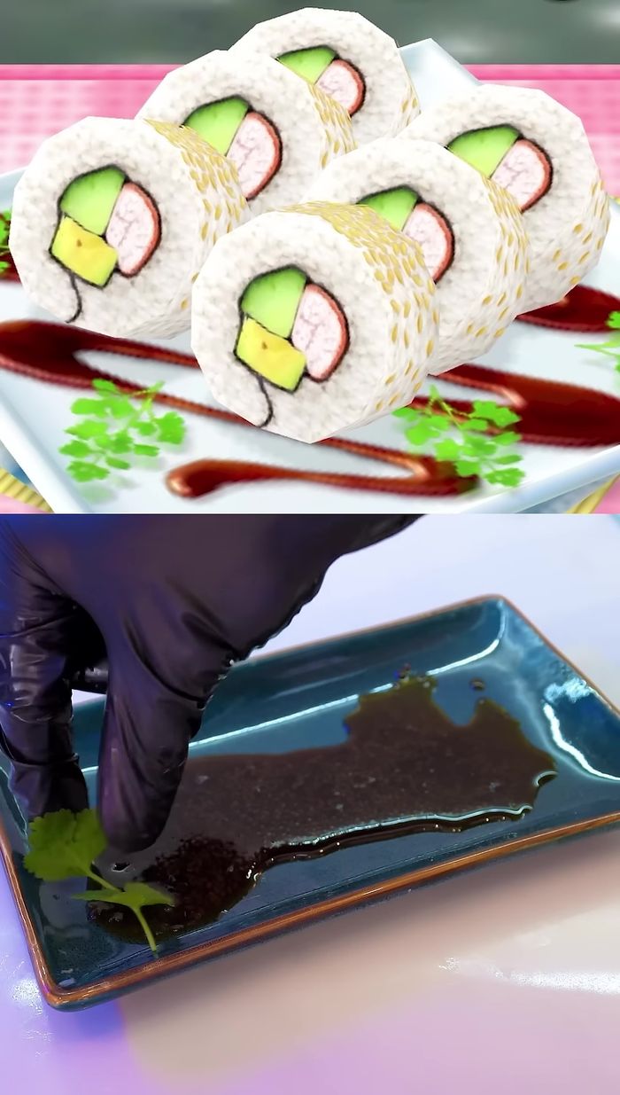 Add greens as desired for garnish.