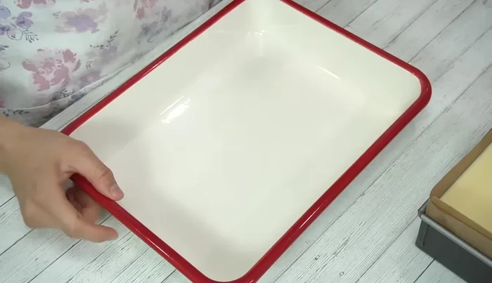 Place pan in a larger baking tray filled with 2cm of 80°C hot water. Bake for 60 minutes at 150°C.