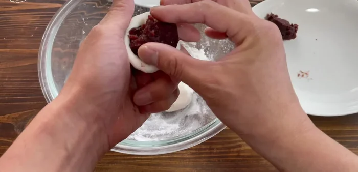 Repeat for all four portions.