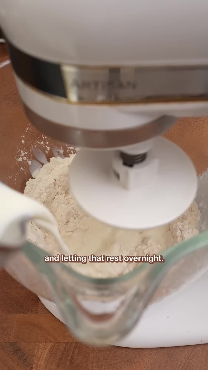 The next day, add the Udan in chunks to your bread dough.