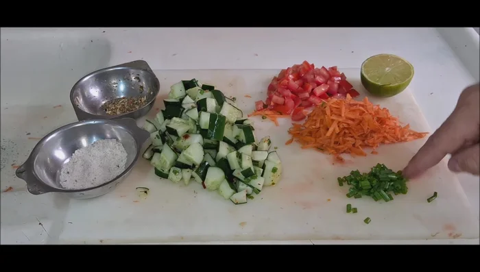 Grate the carrot.