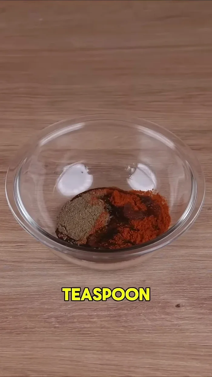 Mix 2 tsp salt, 1 tsp black pepper, 1 tsp sweet paprika, 2 tbsp each of soy sauce, mustard, ketchup, and honey.