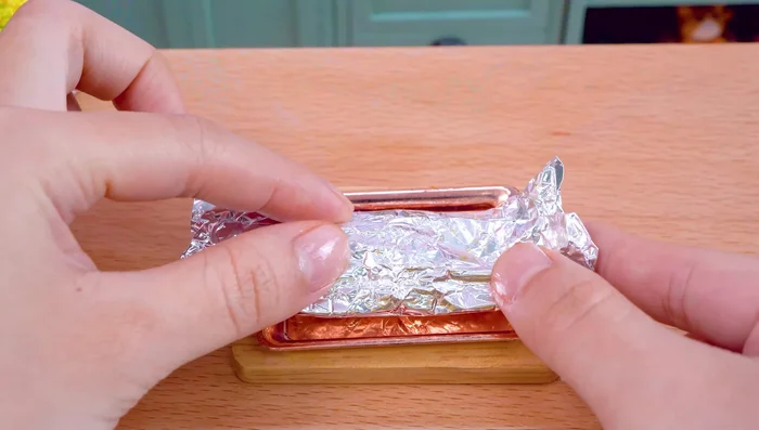Wrap the fish and bake it.