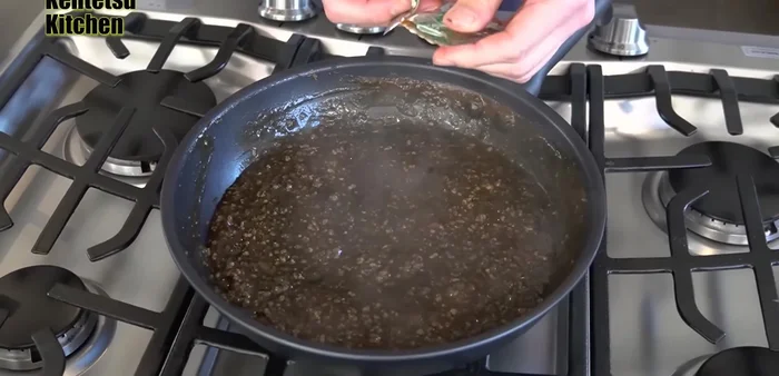 Add Plusja spices and Dark Side soy sauce.