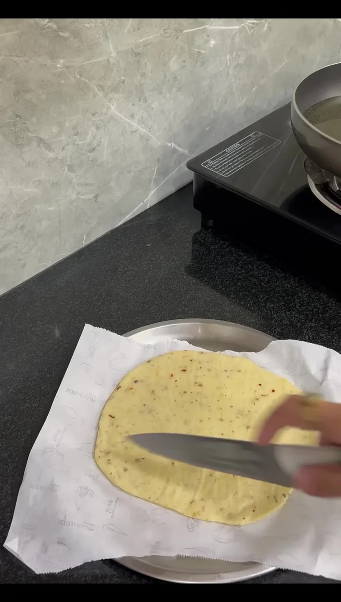 Refrigerate the rolled-out dough for 30-40 minutes to firm up.