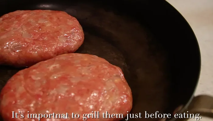 Cook patties for about 3 minutes per side over medium heat. For extra juiciness, quickly sear the patties to seal in the juice.