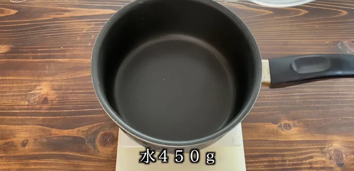 Add 450g of water