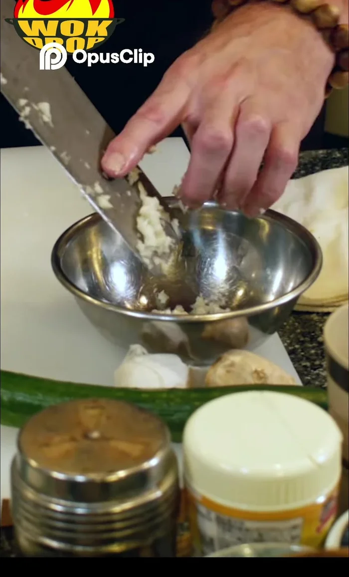 Incorporate the crushed and diced garlic into your dish.